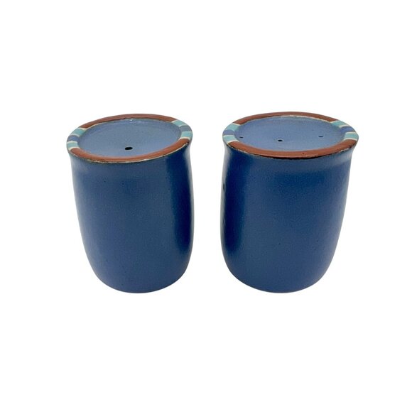 Dansk Other - Vintage Dansk Mesa Sky Blue Ceramic Salt & Pepper Shaker Set Southwest